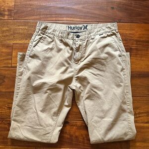 Hurley Men's Khaki Tan Pants